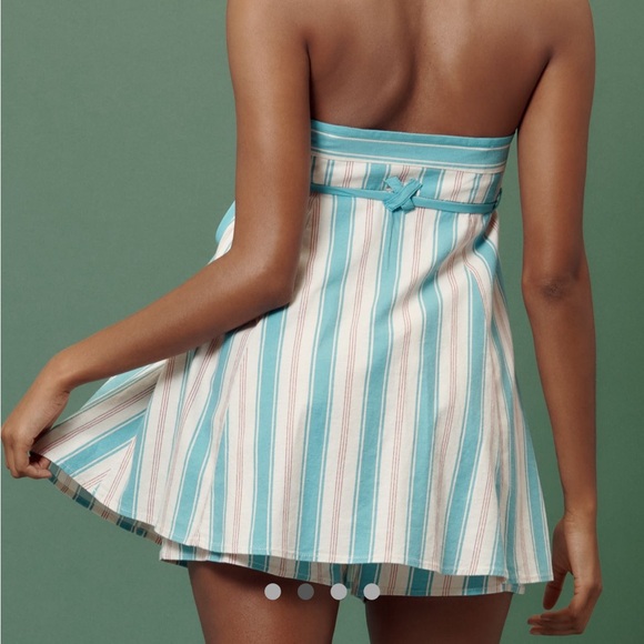 Anthropologie Maeve Babydoll Linen Romper NWT - Picture 2 of 6